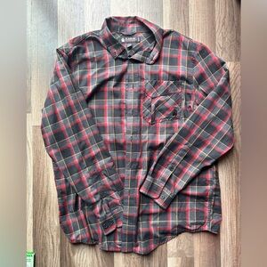 Duluth Alaskan Hard Gear button down shirt in red plaid